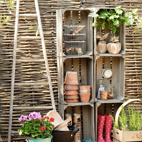 Hogar y jardin: ideas para decorar huacales